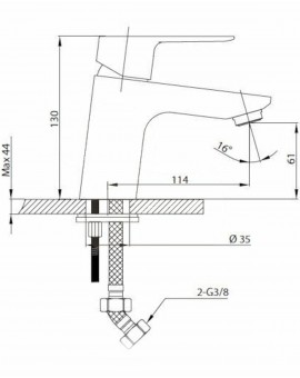 Faucet Cube Way CU 271