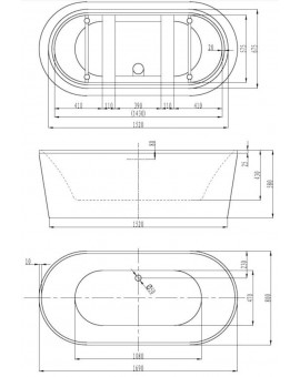 Acrylic bath Zara