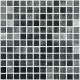 Mosaico Colors 30x30 (2,5x2,5) / Niebla Negro