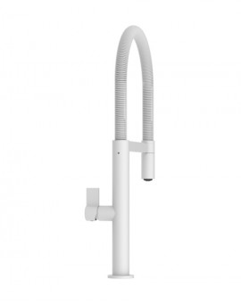 Kitchen faucet Laos Matte White with spout Removable-Imex