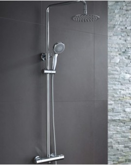 Colonne de douche thermostatique Chrome Londres-Imex