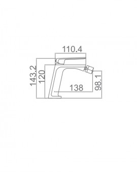 Grifo Lavabo Fiyi Negro mate-Imex