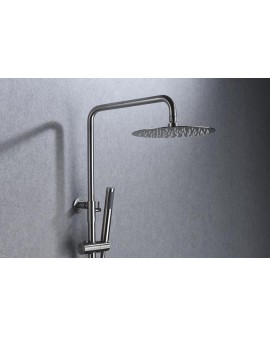 Shower column single lever mixer, Stainless steel Moscow-Imex