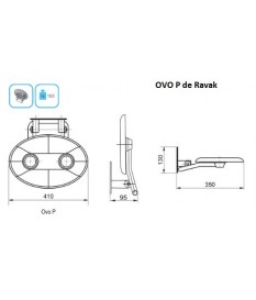 Seat bath ravak oval Ovo p