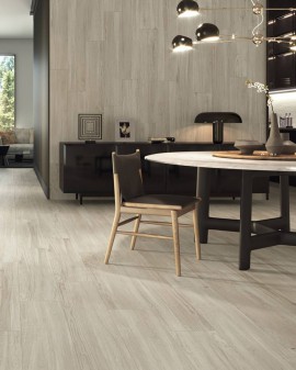 Suelo gres porcelánico aspecto madera natural Lakeview Colorker 23x120 / Natural