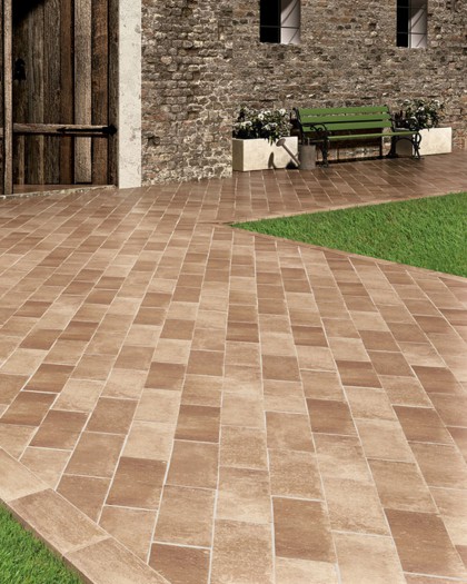 Gres Porcelanato imitacion Coto italiano Camelot 15x30 exterior Tuscania