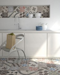 Porcelain tile imitation hydraulic Carociment 20x20 Tuscania