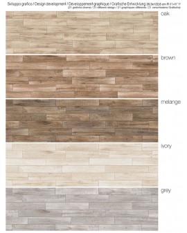 Italian porcelain wood imitation Decapé Floor Tuscania