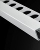 Square aluminum profile, listelos and corners 2.60 m.l Plasdecor
