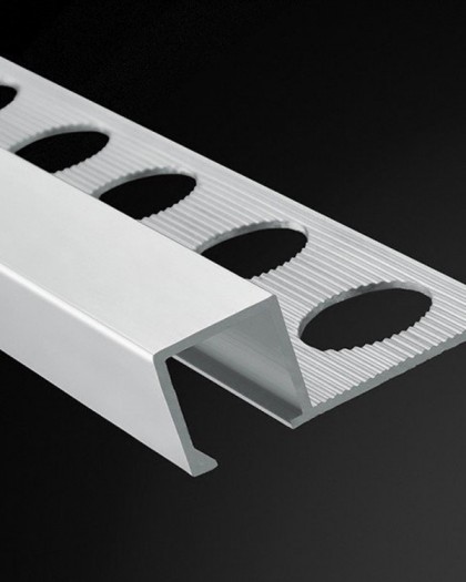 Perfil de aluminio cuadrado listelos y esquinas 2,60m.l Plasdecor 