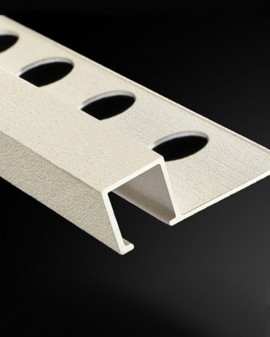 Profilé aluminium listelo carré grains 11mm Plasdecor