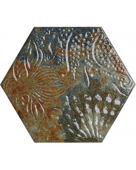Gres porcelánico hexagonal Gaudi reactive ocean codicer 