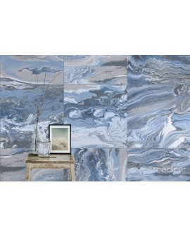 Marble effect flooring onice Ebru 66X66 Codicer