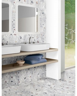 Suelo porcelánico efecto terrazo Sonar 66X66