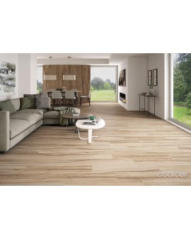 PAVIMENTO EFECTO MADERA ALAMO NATURE 22X90 CODICER