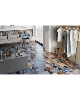 Azulejo porcelánico vitrificado Dorne Mix Codicer