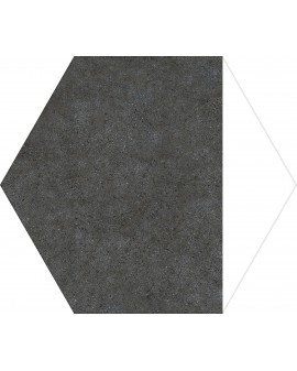 REVESTIMIENTO PEAK 22X25 HEXAGONAL CODICER / Nero