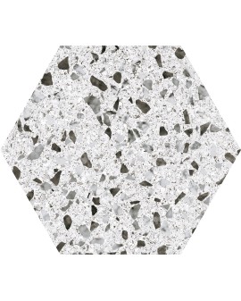 VENICE WHITE 22X25 HEXAGONAL CODICER