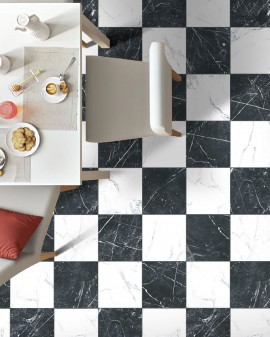 CLASSIC CODICER MARBLE ASPECT FLOORING / 25X25 / Calacatta classic / 25X25 / Marquina Classic