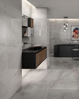 PORCELÁNICO EFECTO MÁRMOL SOMA PULIDO GEOTILES / Perla / 90X180 / 60x120 / Perla / 30X60 / Perla