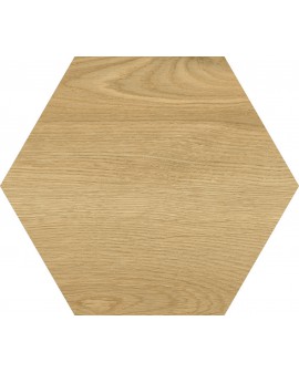 PORCELÁNICO HEXAGONAL IMITACIÓN MADERA VERONA 23X27 HEX KEROS / Miel / Move