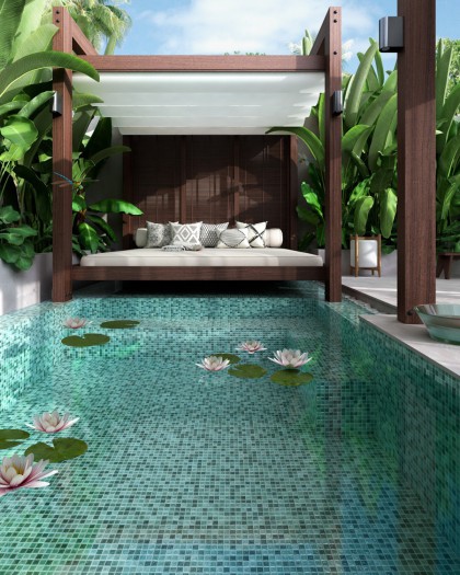 PISCINE NATURE 3,8X3,8 BALI VIDREPUR