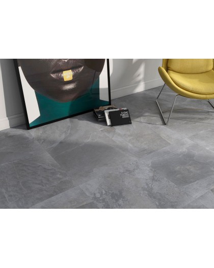 PORCELÁNICO IMITACIÓN PIZARRA MAKAI GEOTILES / 60x120 / Marengo / Marengo / 60,8X60,8