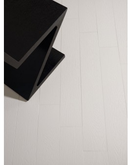 PORCELÁNICO EFECTO MADERA EN BLANCO Y NEGRO ARHUS 14,4X89,3 VIVES / Blanco