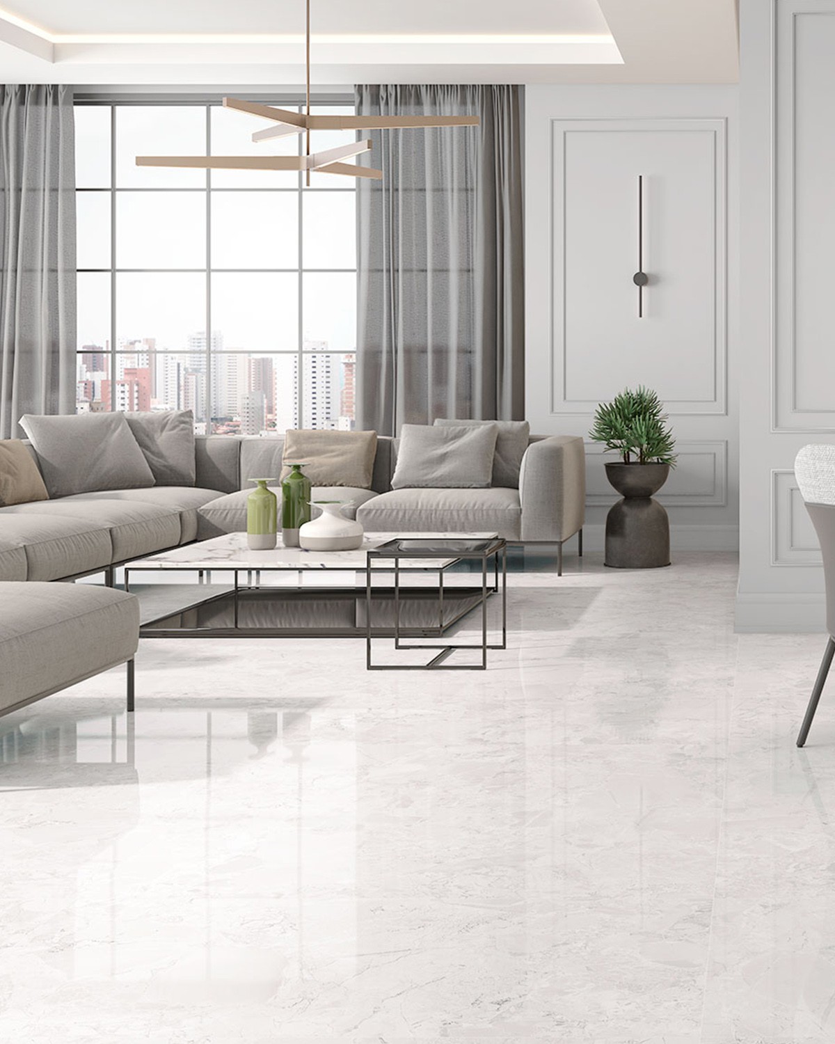 PAVIMENTO ACADIA WHITE ITT / Pulido / 60X120