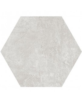 PORCELÁNICO HEXAGONAL EFECTO CEMENT GROUNDHEX 25,8X29 GEOTILES / Gris