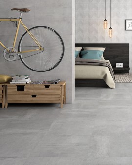 PAVIMENTO PORCELÁNICO EFECTO CEMENTO NOMAD NATURAL GEOTILES / Perla / 60,8X60,8 NO REC / 60X60 / Perla