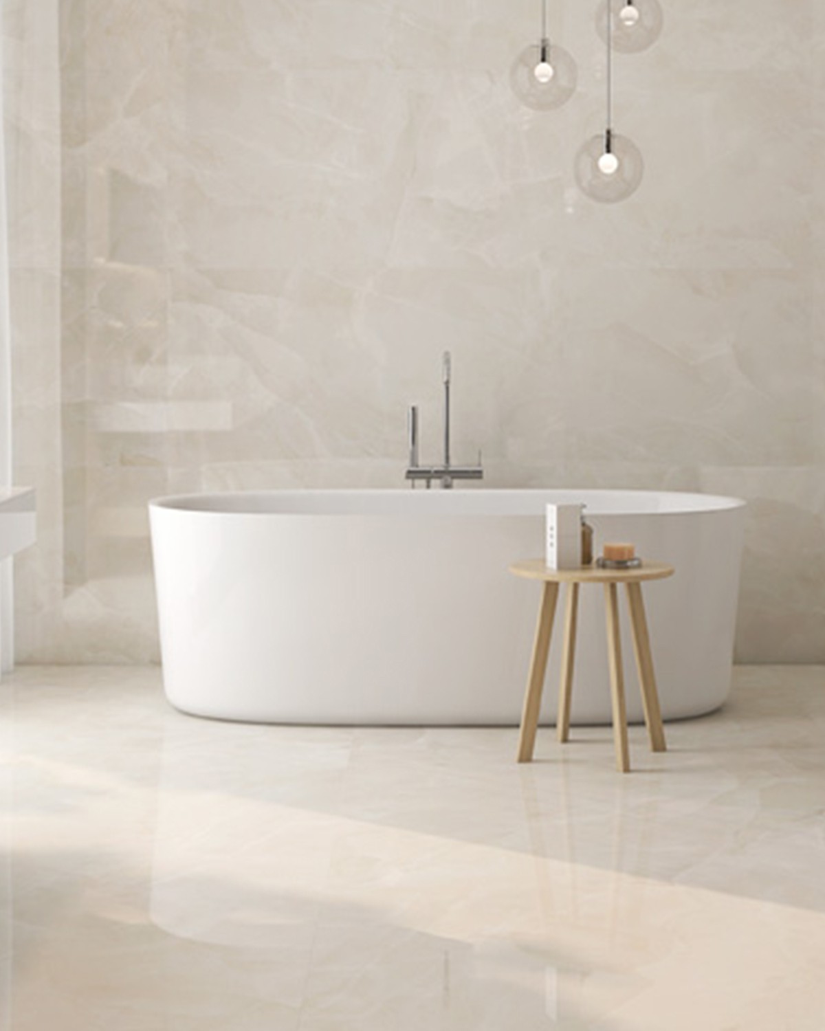 GRES PORCELÁNICO EFECTO MÁRMOL PONERA PULIDO PRISSMACER / 120X120 / Cold / 90X180 / Cold / 90x90 / Cold / 75X150 / Cold / 75X75 