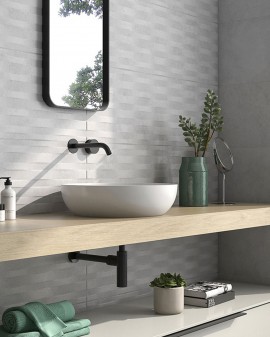 WALL TILE CARNABY 33X100 GEOTILES / Blanco / Normal