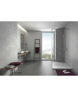 REVESTIMIENTOP STUDIO 33X55 GEOTILES / Perla / Liso / Gris / Liso