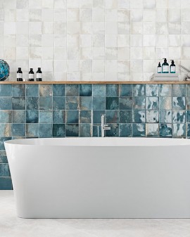 REVESTIMIENTO PROVENCE 31.6X60 GEOTILES / White / Blue