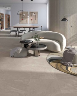 PORCELANICO EFECTO MÁRMOL SALERNO 60X120 VIVES / Taupe