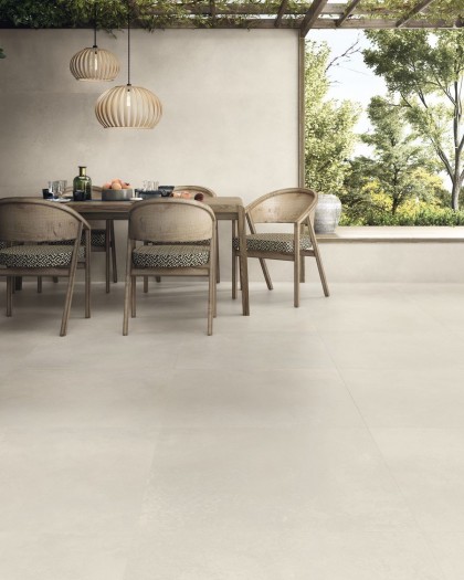 TILE UNIK 80X80 2CM ANTI-SLIP BALDOCER / Ivory