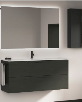 MEUBLE URBAN SUSPENDUE POUR LAVABO SUR PLAN ROYO