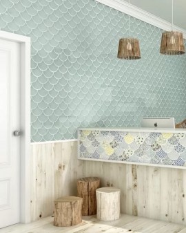 WALL TILE JAZZ 15X13,5 BRILLO CEVICA / Pale