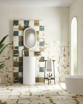WALL TILE CARTON WALL 30X90 APARICI / White / Normal / Normal / Mix Colors / Normal / Mix White