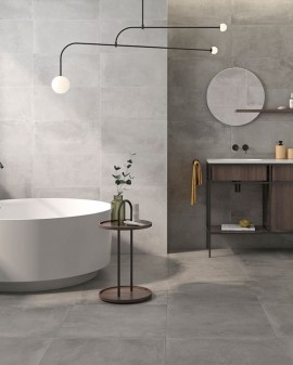 PORCELÁNICO ELIO NATURAL 6MM GEOTILES / Perla / 60,8X60,8 / Gris / 60,8X60,8 / Gris / 30,4X60,8 / Perla / 30,4X60,8