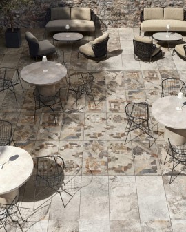 STONE EFECT PORCELAIN TILE GEOLOGY OUTDOOR CENTURY / Mineral / 50x50 / Mineral / 25x50 / Mineral / 25x25