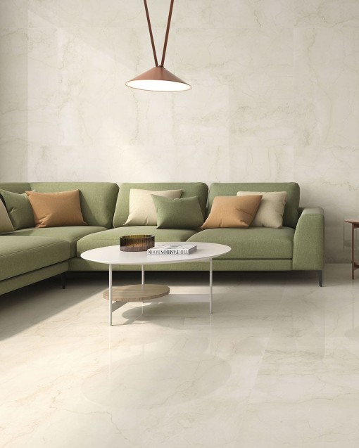 MARBLE EFECT PORCELAIN TILE CREMO GEOTILES