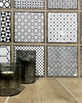 PRECUT PORCELAIN TILE KUBE ROOS 45X45 PLATERA