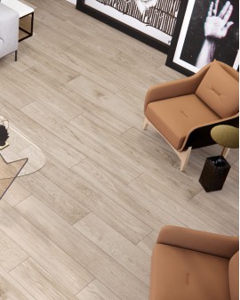 WOOD EFECT PORCELAIN TILE NATURE MATE PRISSMACER