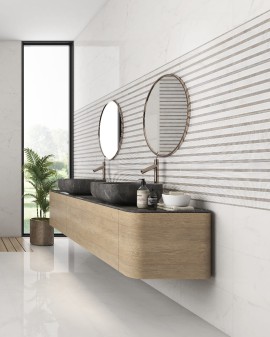 WALL TILE ESS. AUREA | CESANO 25X50 PRISSMACER