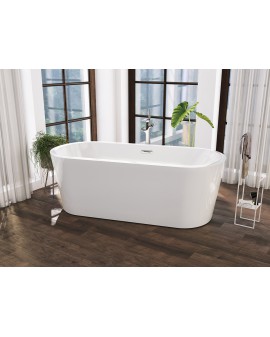 ACRYLIC BATHTUB 170X80 DANUBIO MAT WHITE