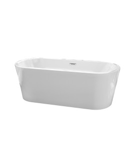 ACRYLIC BATHTUB 170X80 DANUBIO MAT WHITE