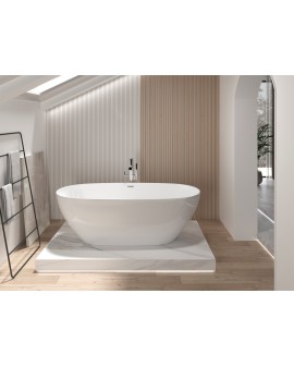 ACRYLIC BATHTUB 170X75 LOIRA GLOSSY WHITE