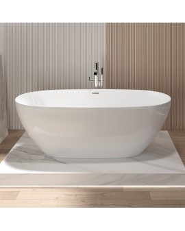 ACRYLIC BATHTUB 170X75 LOIRA MATT WHITE